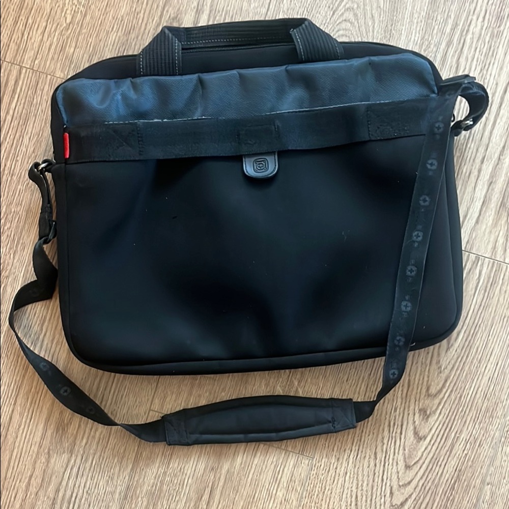 Black Professional Laptop Bag with Adjustable Strap